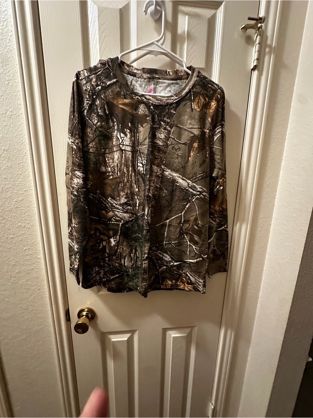 🔥5 for $25 Game Winner Realtree Camo Long Sleeve Shirt Women's Large Hunting Tee